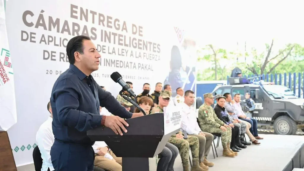 Eduardo Ramírez fortalece a la FRIP con cámaras inteligentes y vehículos blindados